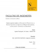 Ensayo analítico sobre los documentos preventivos, el sistema integrado de gestión en minería subterránea