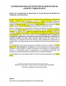 Autorizacion Uso de Estudio Verificacion de Puentes