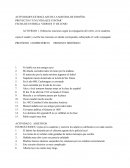 Actividades extraclase de la materia de español. Proyecto “Una vida que contar”