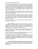 Escuelas del pensamiento administrativo