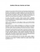 Análisis Película: Hambre de Poder