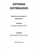 SISTEMAS DISTRIBUIDOS PRÁCTICA CALIFICADA N °3