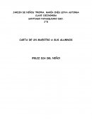 CARTA DE UN MAESTRO A SUS ALUMNOS