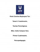 Cuestionario, Teorías Psicológicas