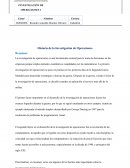 Historia de la Investigación de Operaciones