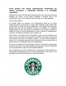 Como generar una cultura organizacional conformada por valores, principios y tradiciones alineada a la estrategia corporativa