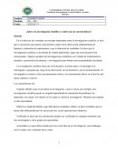 Analisis video investigación científica