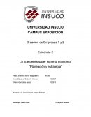 Lo que debes saber sobre la economía. Planeación y estrategia