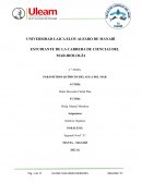 PARÁMETROS QUÍMICOS DEL AGUA DEL MAR