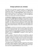 Ensayo película Los Joneses