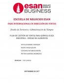 PLAN DE GESTIÓN DE VENTAS PARA QUÍMICA SUIZA INDUSTRIA – UNIDAD DE ALIMENTOS