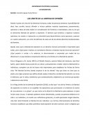 LOS LÍMITES DE LA LIBERTAD DE OPINIÓN