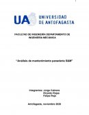 Análisis de mantenimiento panadería S&M