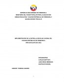 IMPLEMENTACIÓN DE LA PATRULLA ESCOLAR JUVENIL DEL COLEGIO REPÚBLICA DE VENEZUELA