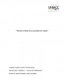 Teorías críticas de la sociedad de masas