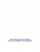 GESTIÓN DE COMPRAS Y PROVEEDORES