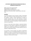 LOS HUECOS COMO ESPACIOS DE INNOVACION PARA UN APRENDIZAJE SIGNIFICATIVO