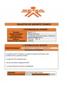 Solicitud de Soporte Tecnico