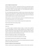 ¿Cuál es el Objetivo del abastecimiento?