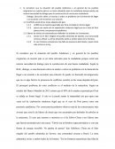 Discusión sobre un asunto o sobre un problema con la intención de llegar a un acuerdo o de encontrar una solución