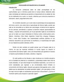 EDUCACIÓN DE INGLÉS EN EL ECUADOR