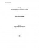 Propuesta: Discurso pedagógico en actividad de formación