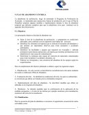 PLAN DE ABANDONO Y ENTREGA