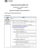 Desarrollo Psicológico Personal (ASUC01077)