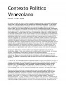Contexto Politico Venezolano miércoles, 11 de abril de 2018
