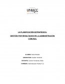 Gestión por resultados en la Administración comunal