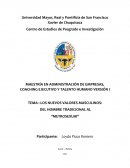 LOS NUEVOS VALORES MASCULINOS: DEL HOMBRE TRADICIONAL AL “METROSEXUAl”