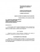 ASUNTO: SE EMITE DICTAMEN DE DACTILOSCOPÍA