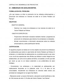 EMBARAZO EN ADOLESCENTES. Página 1