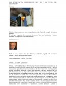 UNA INVESTIGACIÓN INDEPENDIENTE DEL 9-11 Y LA GUERRA DEL TERRORISMO