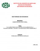 EL AUSENTIMOS ESCOLAR EN LOS ALUMNOS DE LA TELESECUNDARIA: CAUSAS Y ESTRATEGIAS PARA DISMINUIRLO