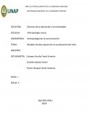 Modelo de descripción de la socialización del niño