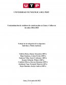 Contaminación de residuos de construcción en Lima y Callao en los años 2014-2022