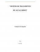 Sistema de tratamiento de aguas grises