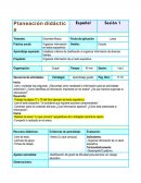 Planeación didáctica