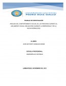 ANÁLISIS DEL COMPORTAMIENTO SOCIAL DE LAS PERSONAS DURANTE EL AISLAMIENTO SOCIAL OBLIGATORIO