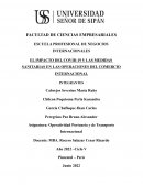 EL IMPACTO DEL COVID-19 Y LAS MEDIDAS SANITARIAS EN LAS OPERACIONES DEL COMERCIO INTERNACIONAL