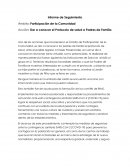Informe de Seguimiento Ámbito: Participación de la Comunidad