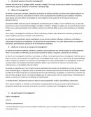Cuestionario Metodologia ¿De donde proviene el termino investigación?