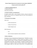 Elaboración de un proyecto de inversión pública- Invierte.pe