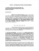 Recurso de inconformidad