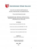 Mejoramiento del proceso y servicio de la empresa Sedapal en el distrito San Juan de Lurigancho en el año 2022