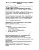 Resumen del video METODOS Y SISTEMAS DE TRABAJO EN LA INGENIERÍA INDUSTRIAL