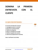 Domina la primera entrevista con el cliente