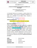 Línea de investigación de Psicología