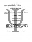 Informe psicométrico